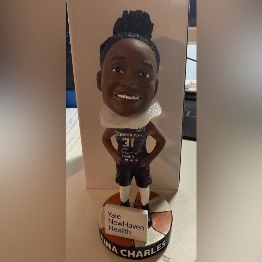 Tina Charles Bobblehead Figurine CT Sun giveaway 9/1/25